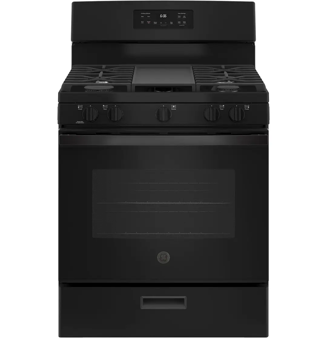 Ge 66 Series Black 30" Gas Range Ge 66 Series Black 30" Gas Range