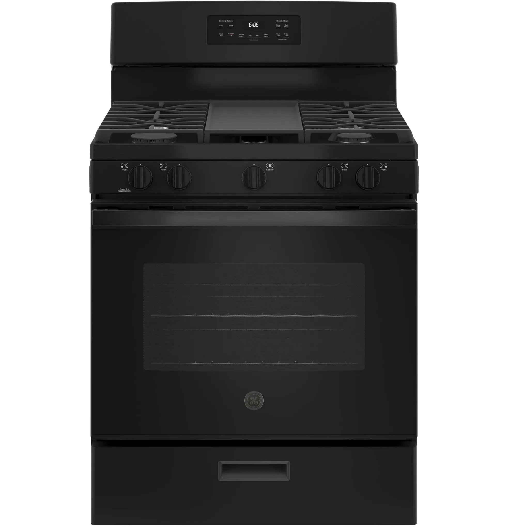 Ge 66 Series Black 30" Gas Range