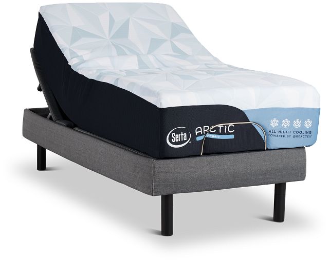 Serta Arctic Medium Hybrid Adjustable Mattress Set