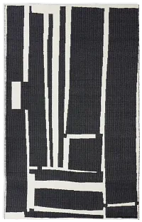 Jumi Black Indoor/outdoor 8x10 Area Rug