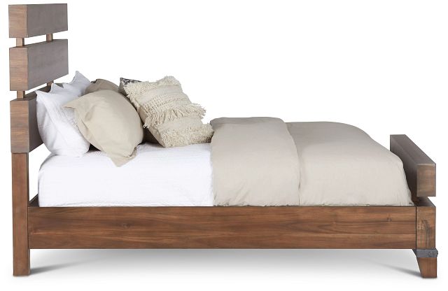 Forge Dark Tone Panel Bed