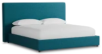 Grayton Elite Teal 54" Upholstered Platform Bed