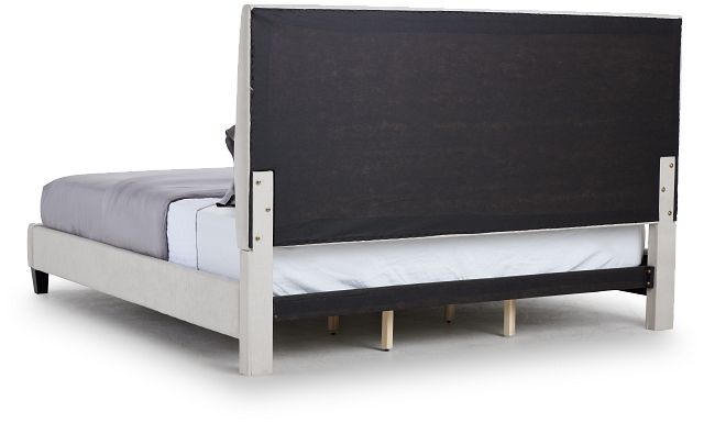 Lucy Taupe Uph Platform Bed