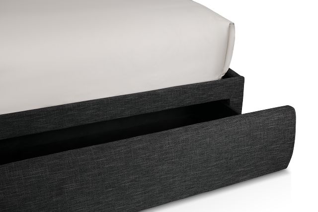 Chatham Dark Gray Uph Panel Storage Bed