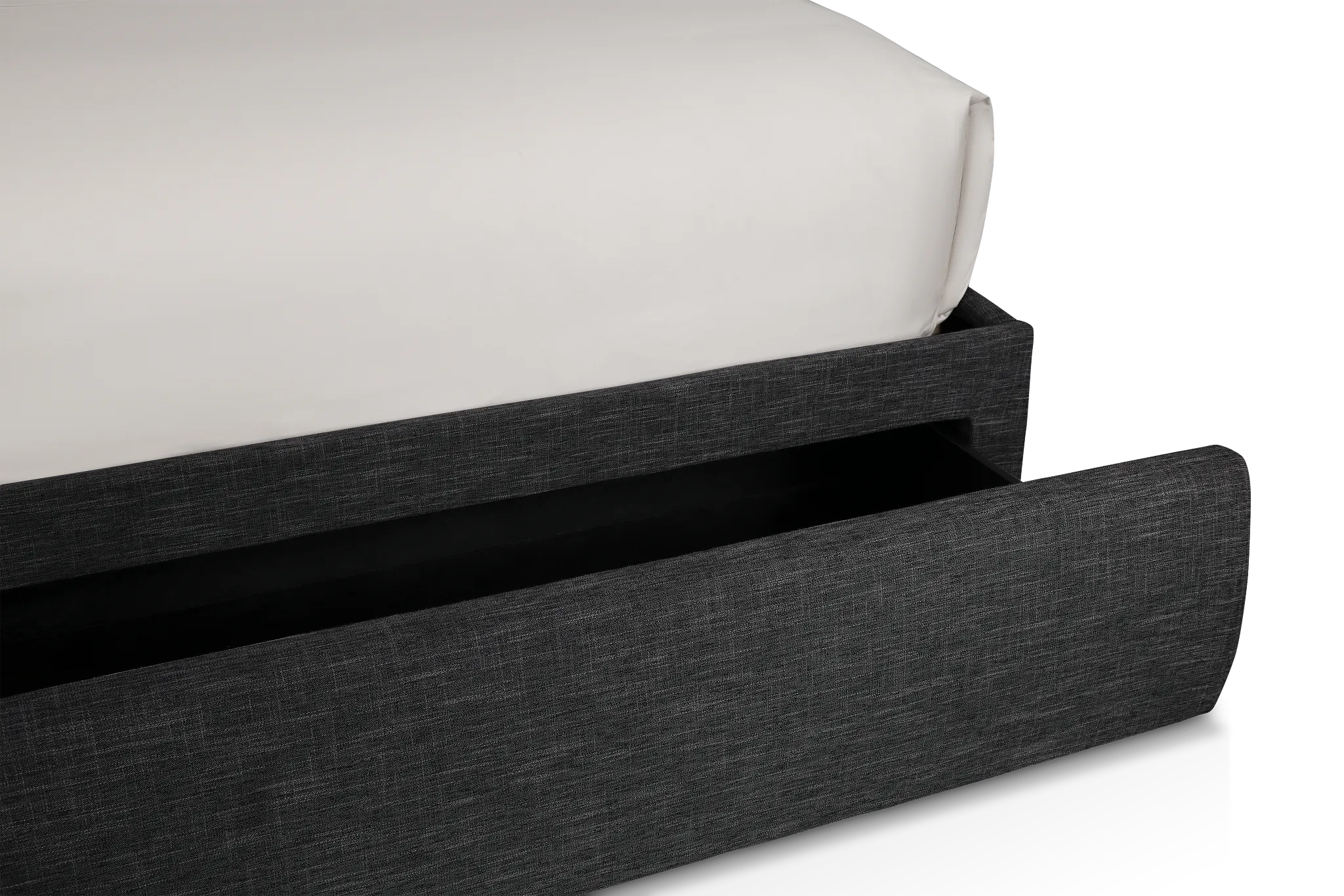 Chatham Dark Gray Uph Panel Storage Bed