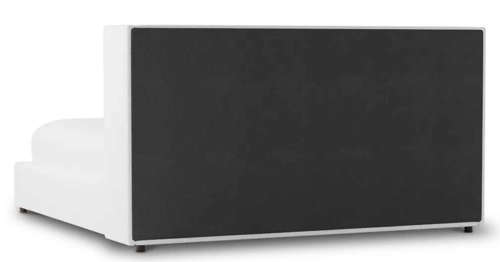 Captiva Revenue White 48" Upholstered Shelter Bed