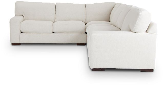 Veronica White Down Large Two-arm Sectional (2)