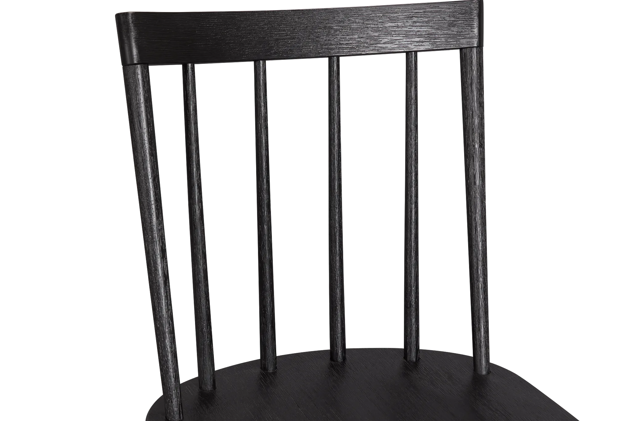 Taylor Black Slat Side Chair