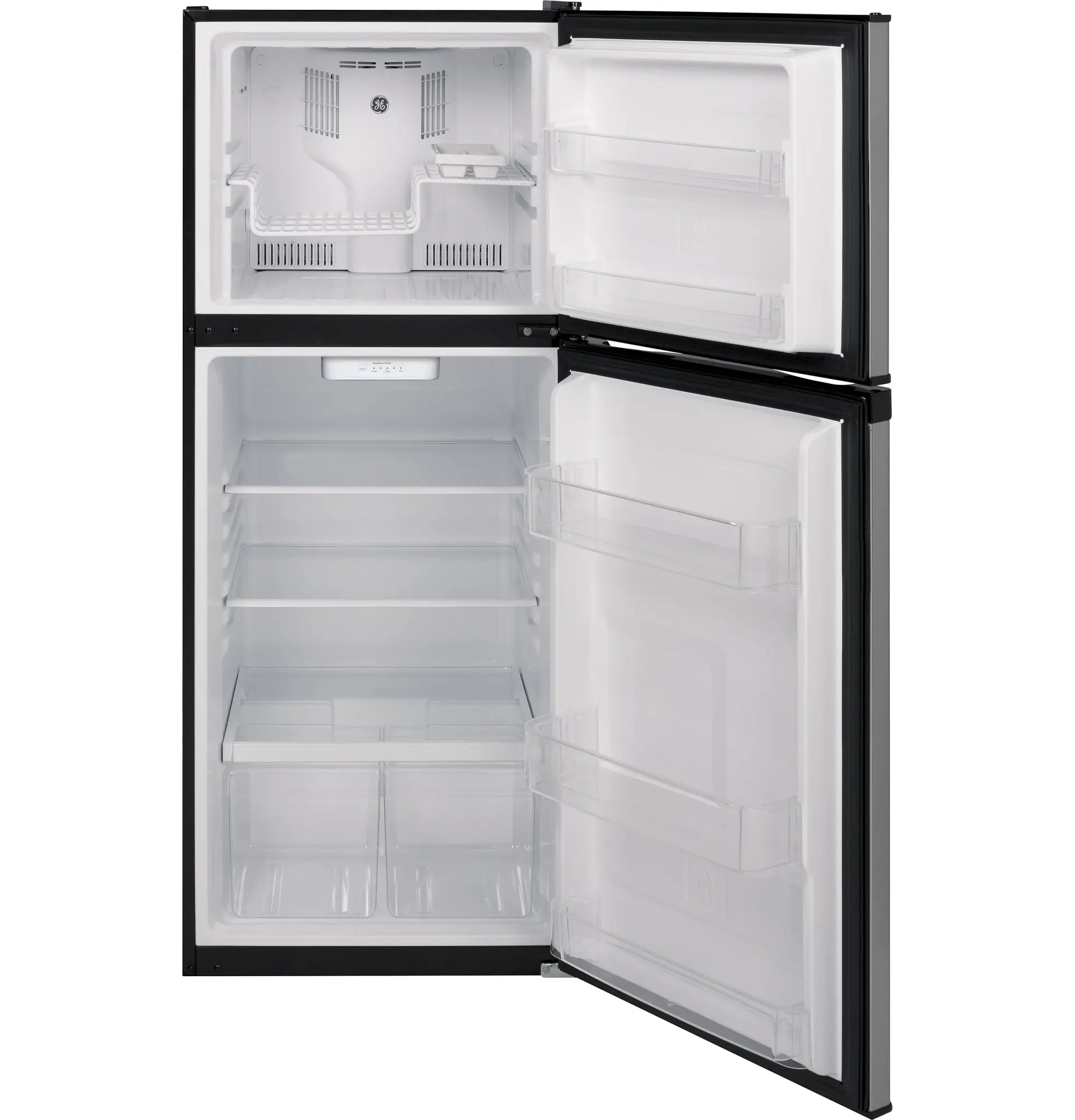 Ge 12 Series Stainless Steel Top Freezer Refrigerator Ge 12 Series Stainless Steel Top Freezer Refrigerator