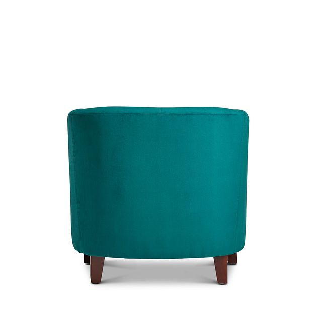 Concord Teal Velvet Accent Chair (3)
