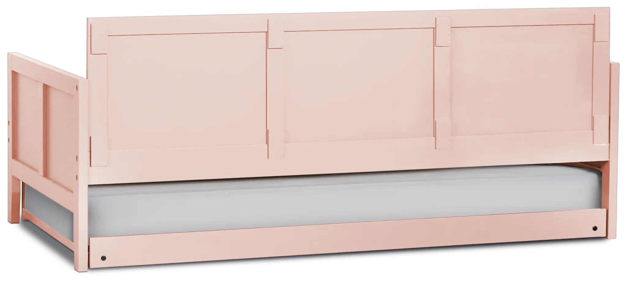 Charleston Pink Panel Trundle Bed Charleston Pink Panel Trundle Bed