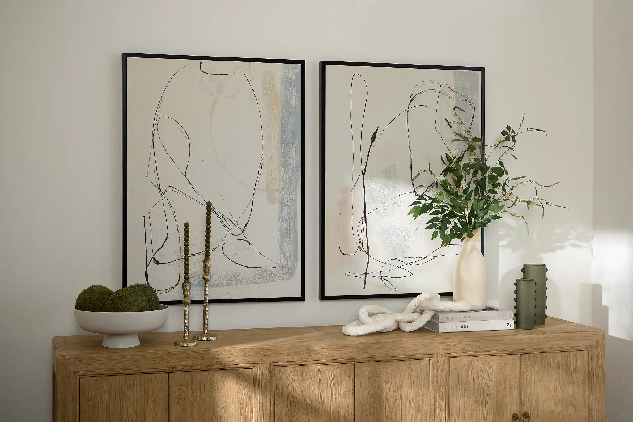 Moose Ivory Framed Canvas Wall Art Moose Ivory Framed Canvas Wall Art