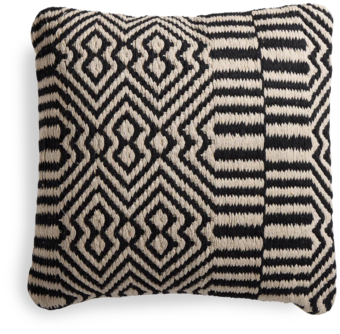 Munix Black Accent Pillow