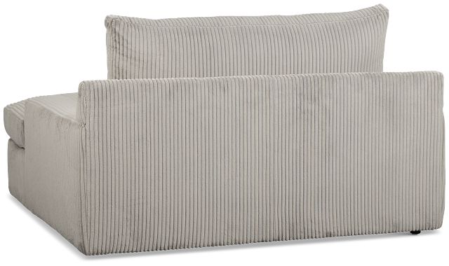 Charlie Gray Fabric Chaise