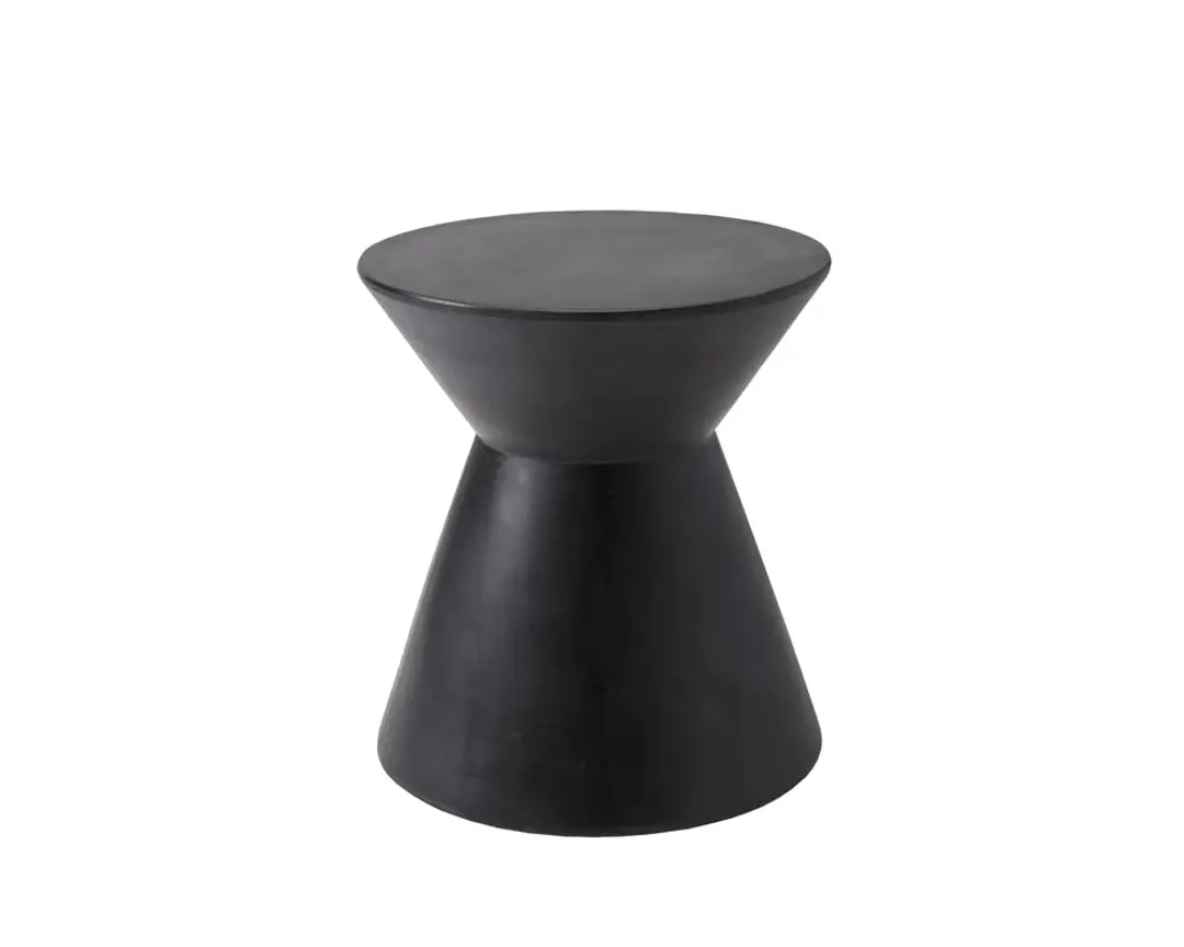 Rona Black Round End Table Rona Black Round End Table