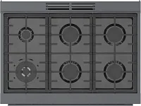 Bosch 800 Series Black 36" Dual Fuel Range