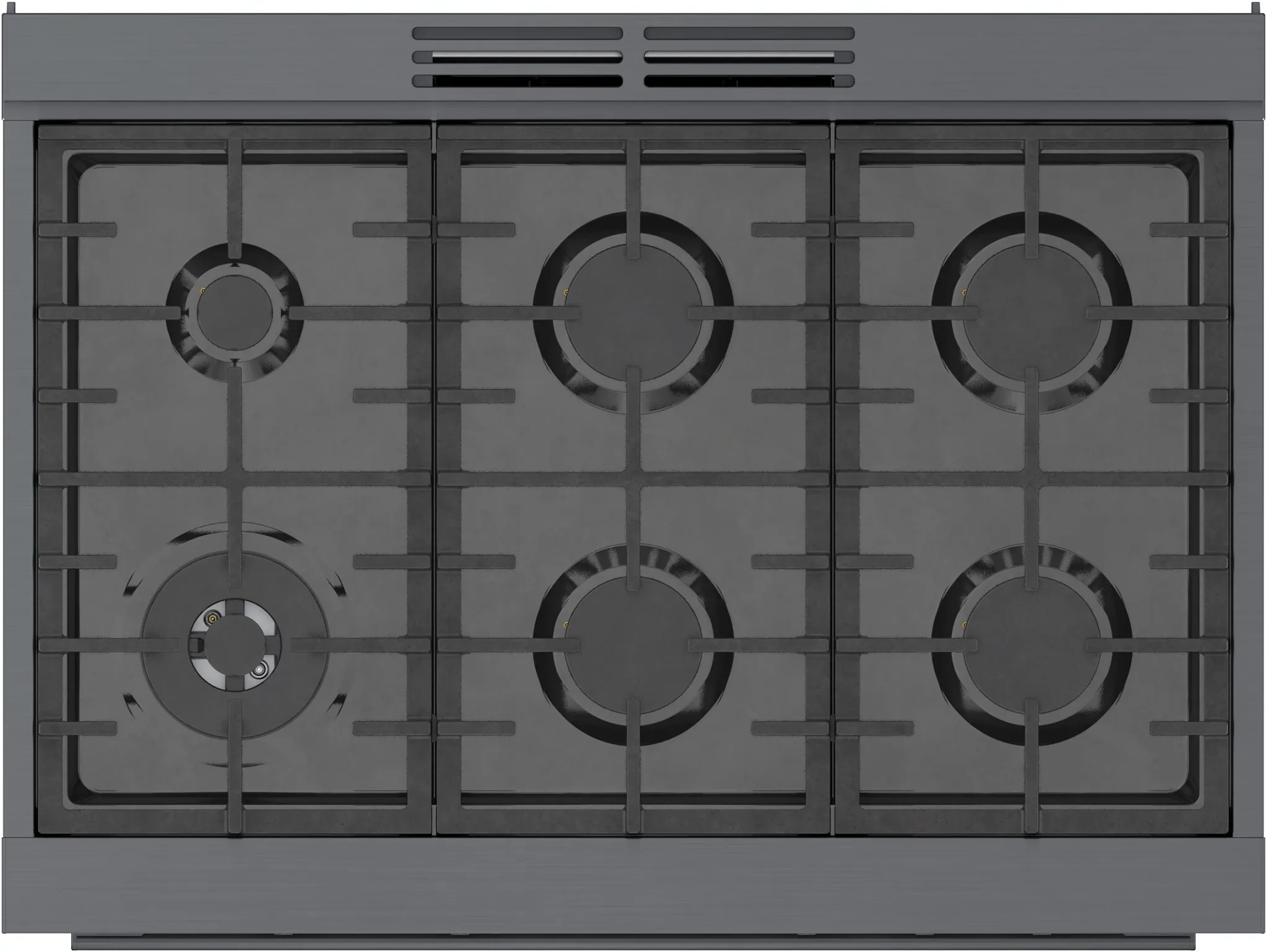 Bosch 800 Series Black 36" Dual Fuel Range