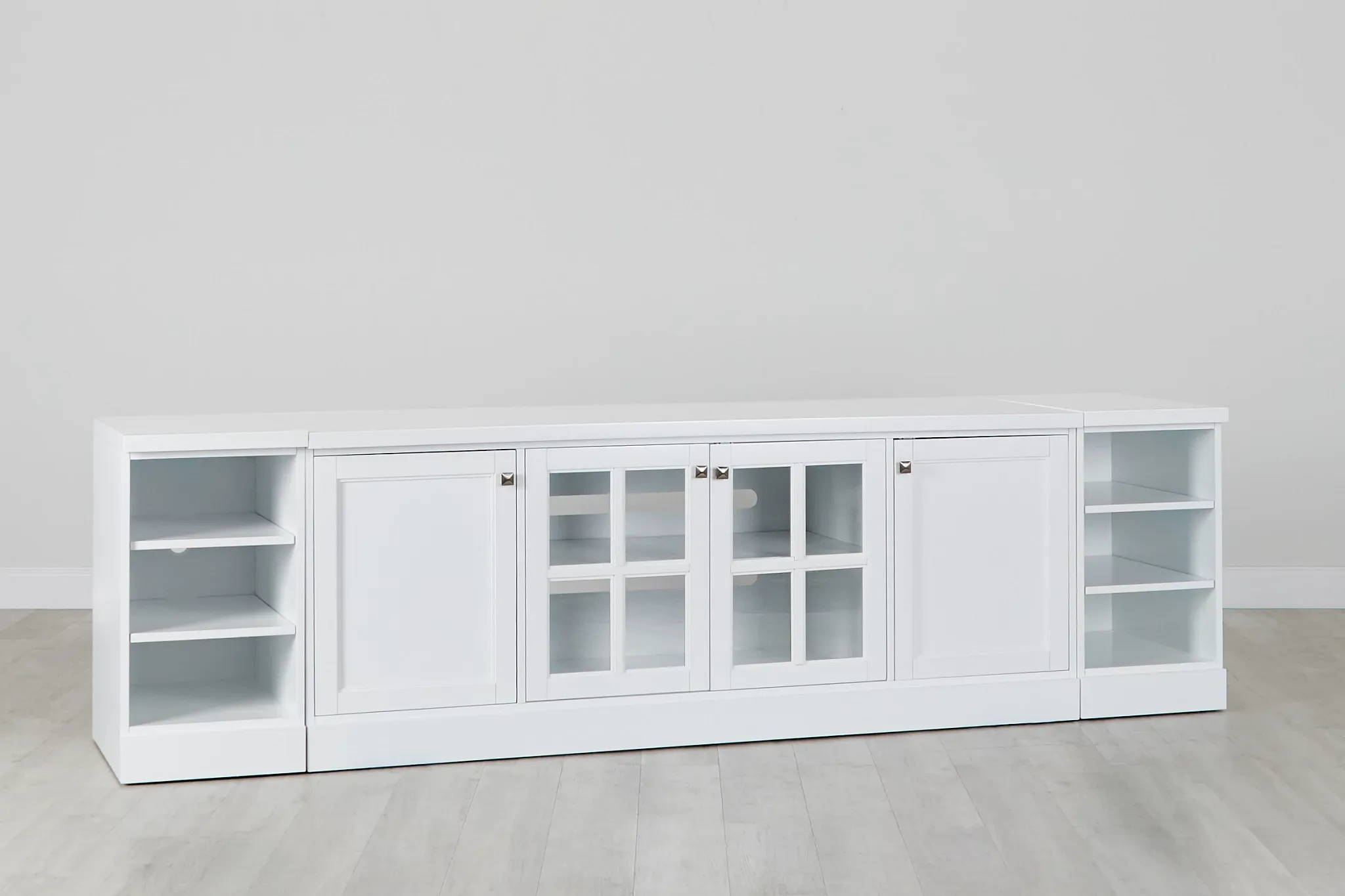 Newport White 108" Tv Stand