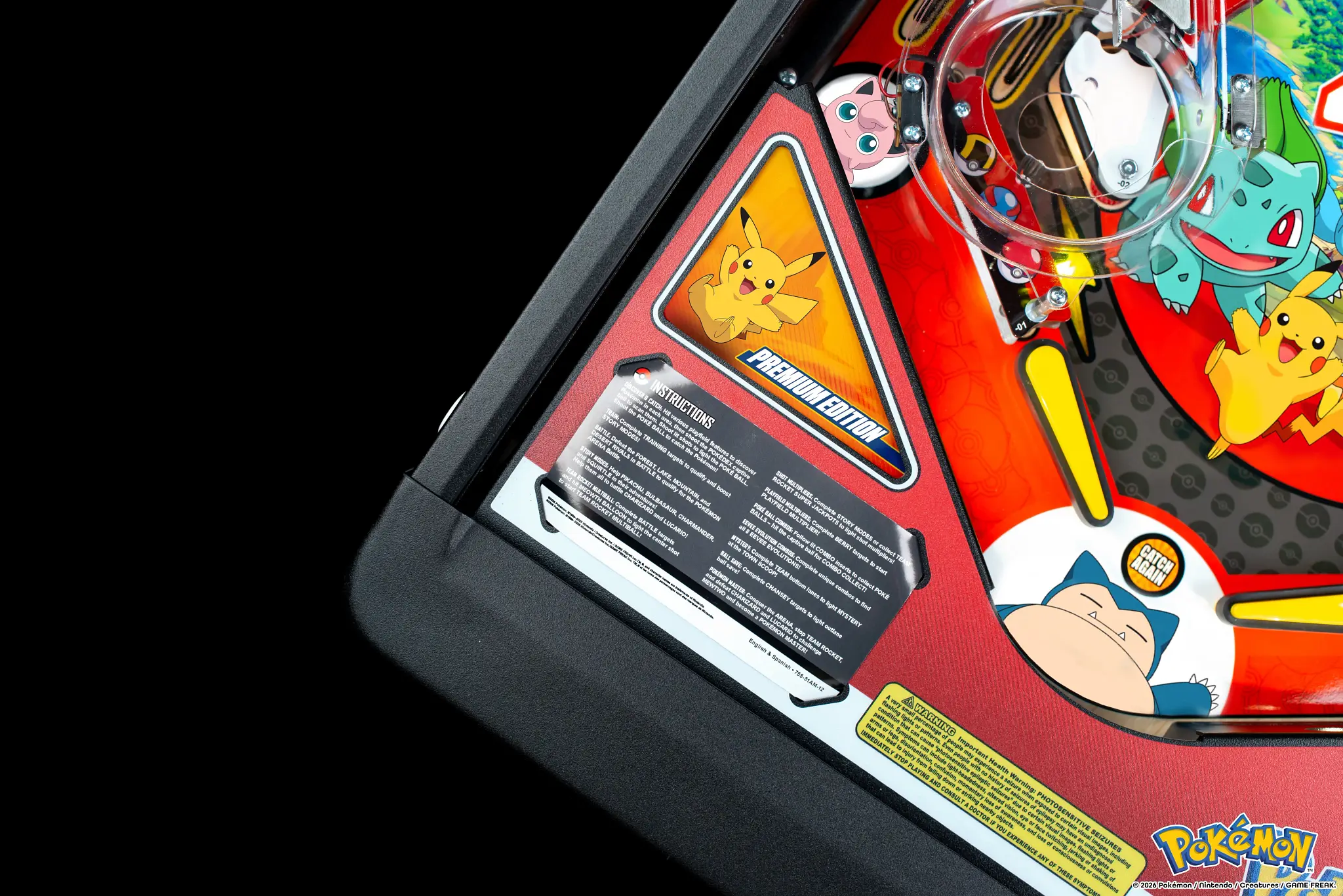 Pokemon Premium Pinball Machine Pokemon Premium Pinball Machine