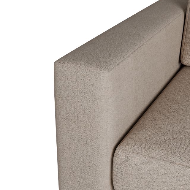 Citymod Beige Fabric Left Chair