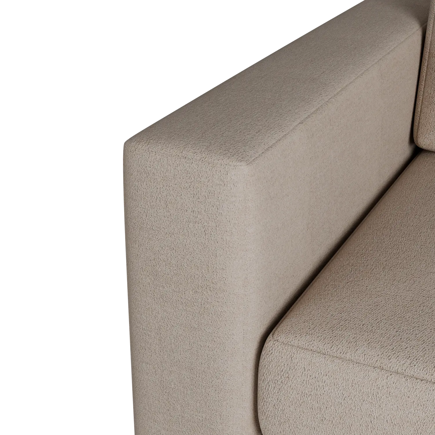 Citymod Beige Fabric Left Chair Citymod Beige Fabric Left Chair