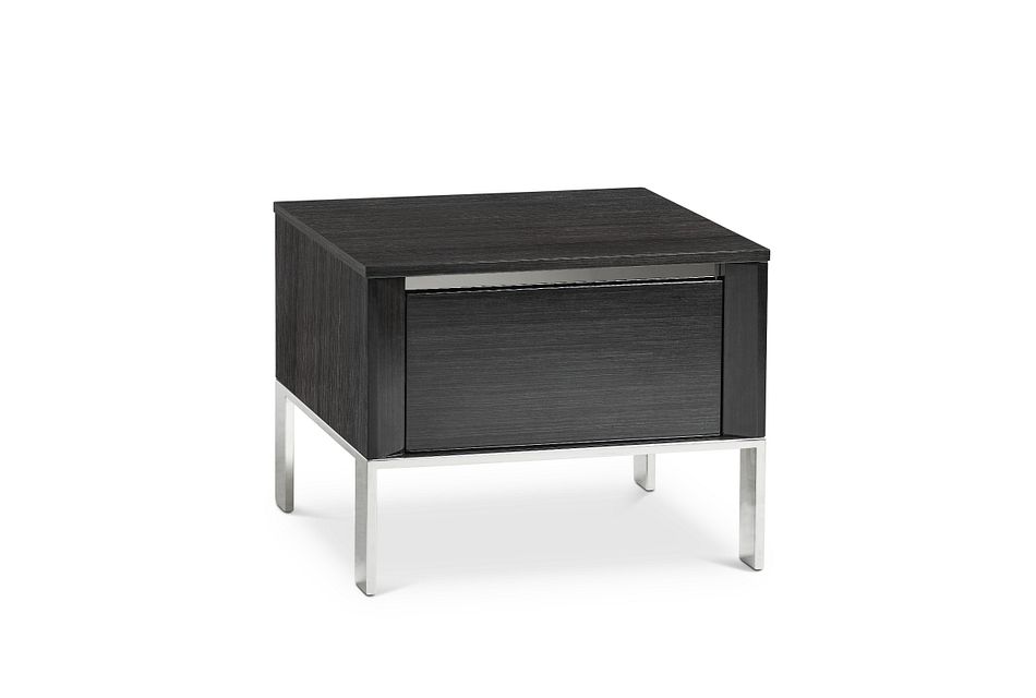 Vancouver Dark Tone Square End Table, (1)