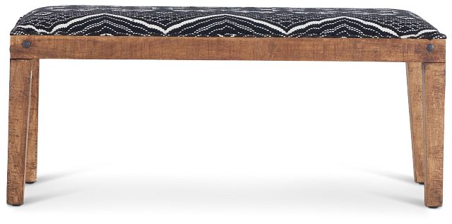 Serene Dark Blue Uph Bench