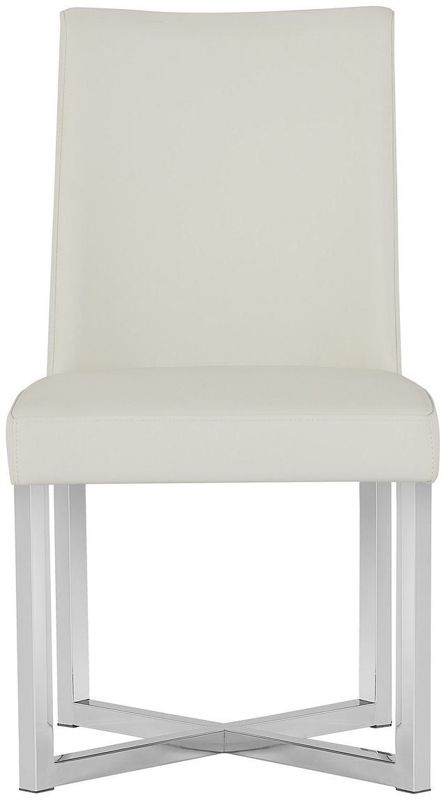 Howard White Upholstered Side Chair (5)
