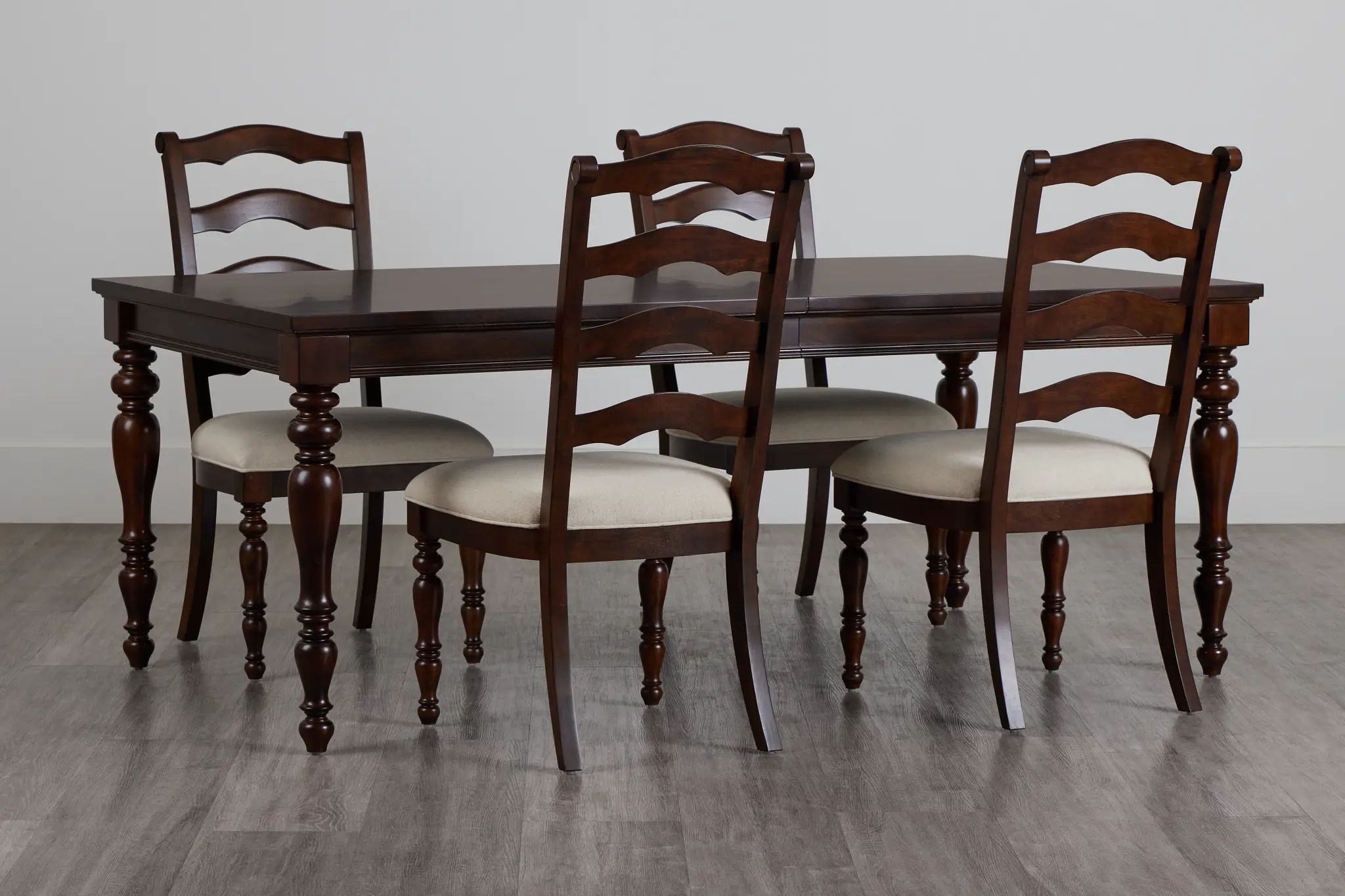 Savannah Dark Tone Rect Table & 4 Chairs Savannah Dark Tone Rect Table & 4 Chairs