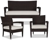 Zen White Outdoor Living Room Set