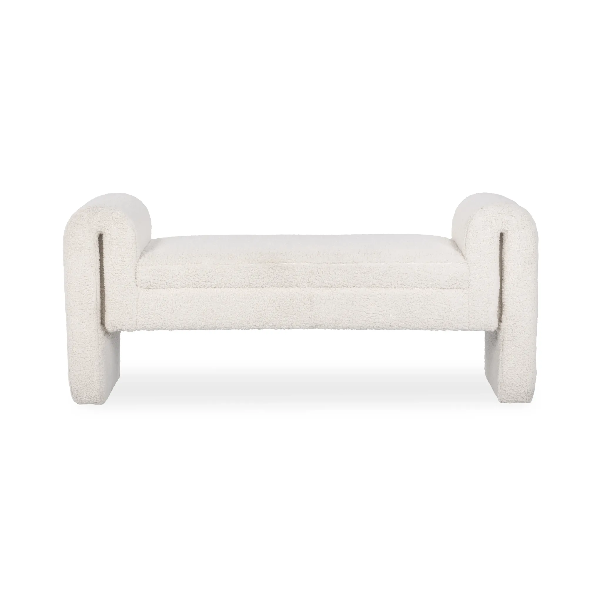 Ava Beige Uph Bench