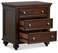 Savannah Dark Tone 3-drawer Nightstand