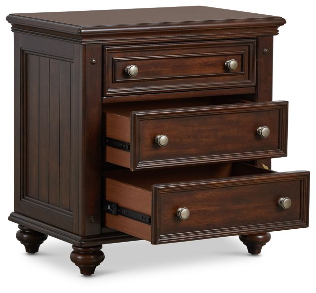 Savannah Dark Tone 3-drawer Nightstand