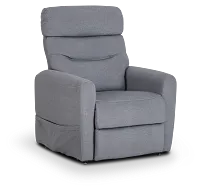 Canton Gray Fabric Power Lift Recliner