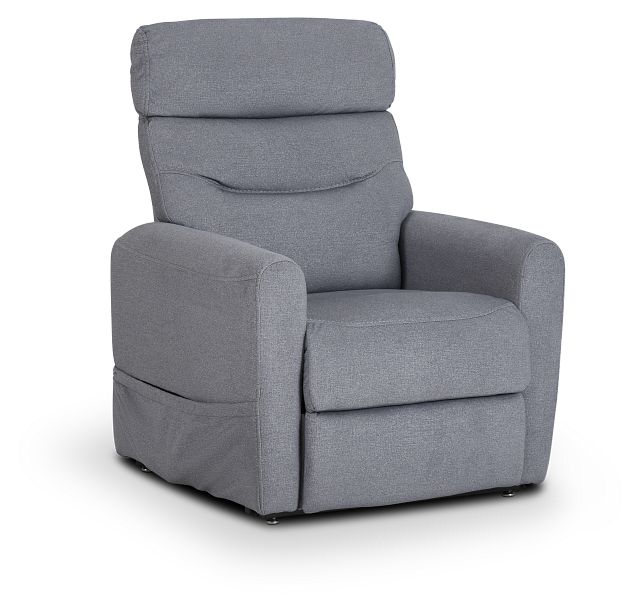 Canton Gray Fabric Power Lift Recliner