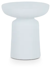 Beverly White Accent Stool