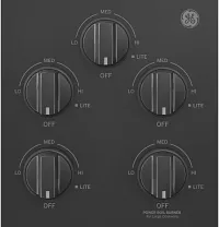 Ge 3036 Series Black 36" Gas Cook Top