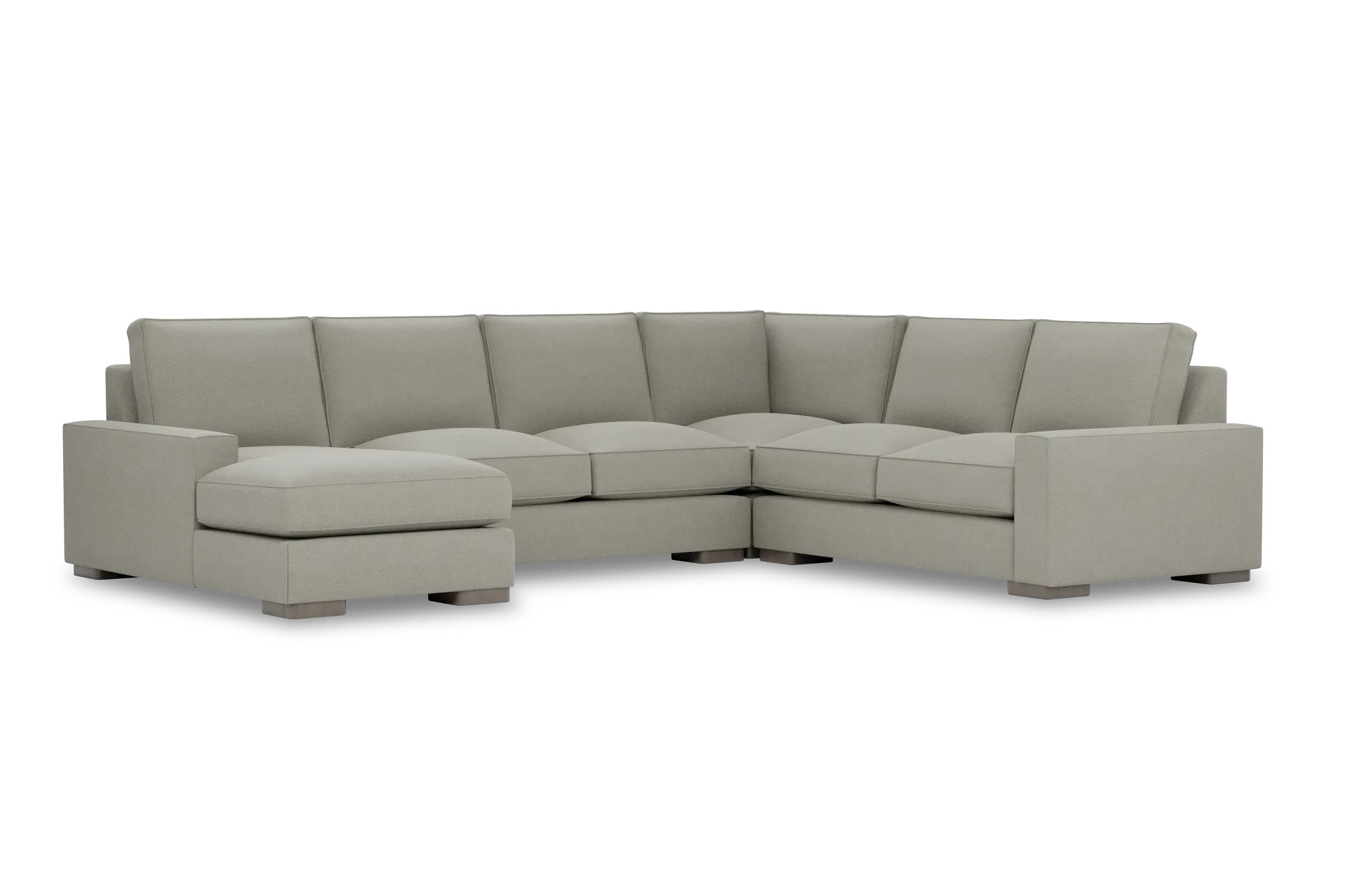 Edgewater Elite Gray Medium Left Chaise Sectional