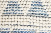 Belo Blue Accent Pouf