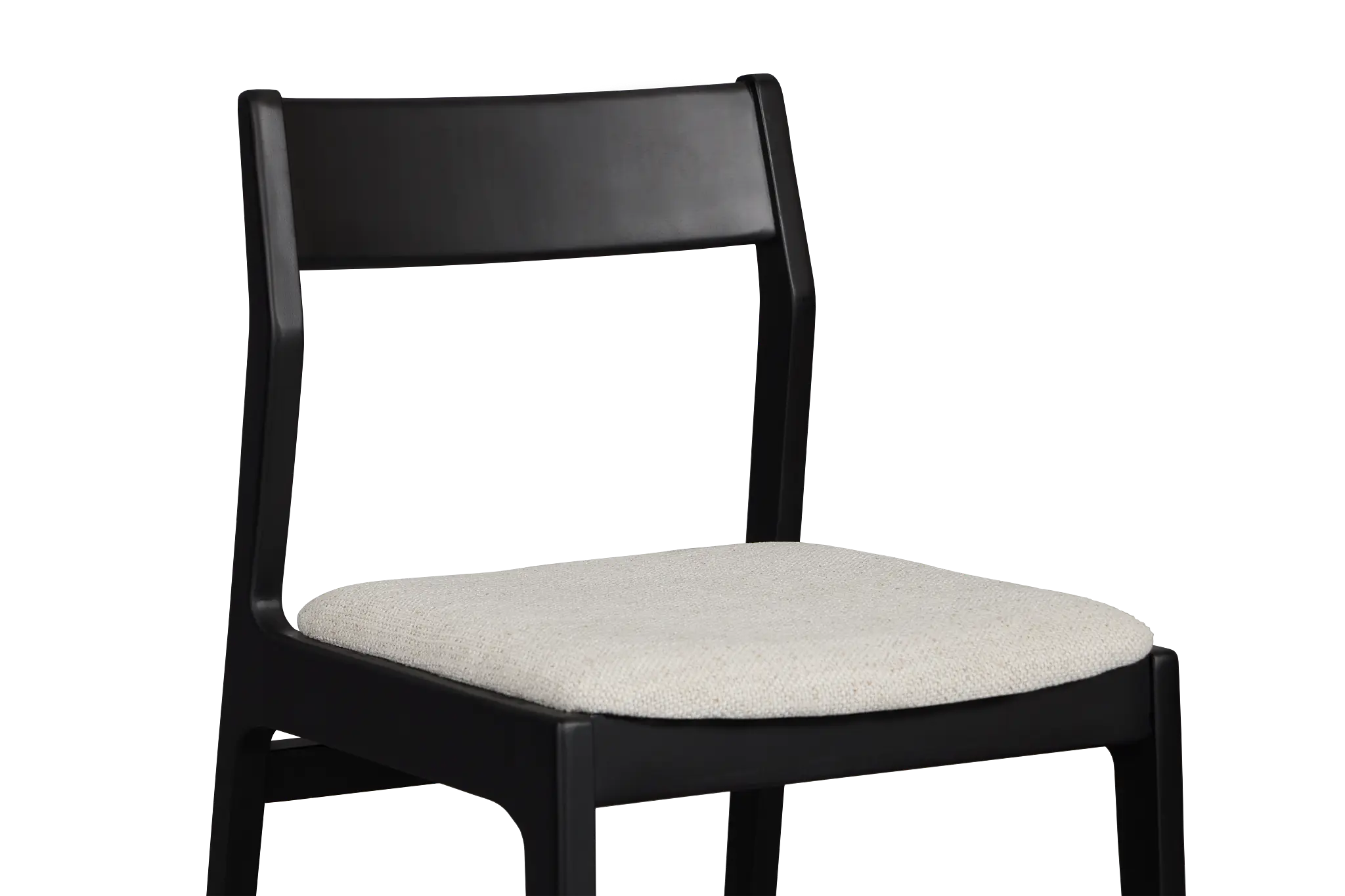 Santorini Black Upholstered Side Chair Santorini Black Upholstered Side Chair