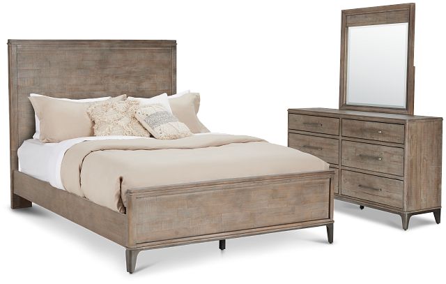 Portland Light Tone Panel Bedroom