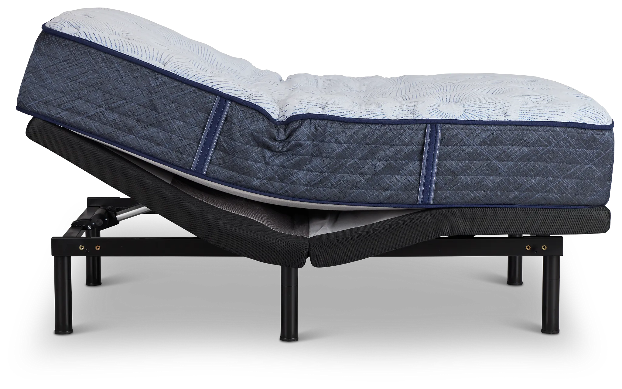 Serta Perfect Sleeper Blue Lagoon Nights Plush Deluxe Adjustable Mattress Set