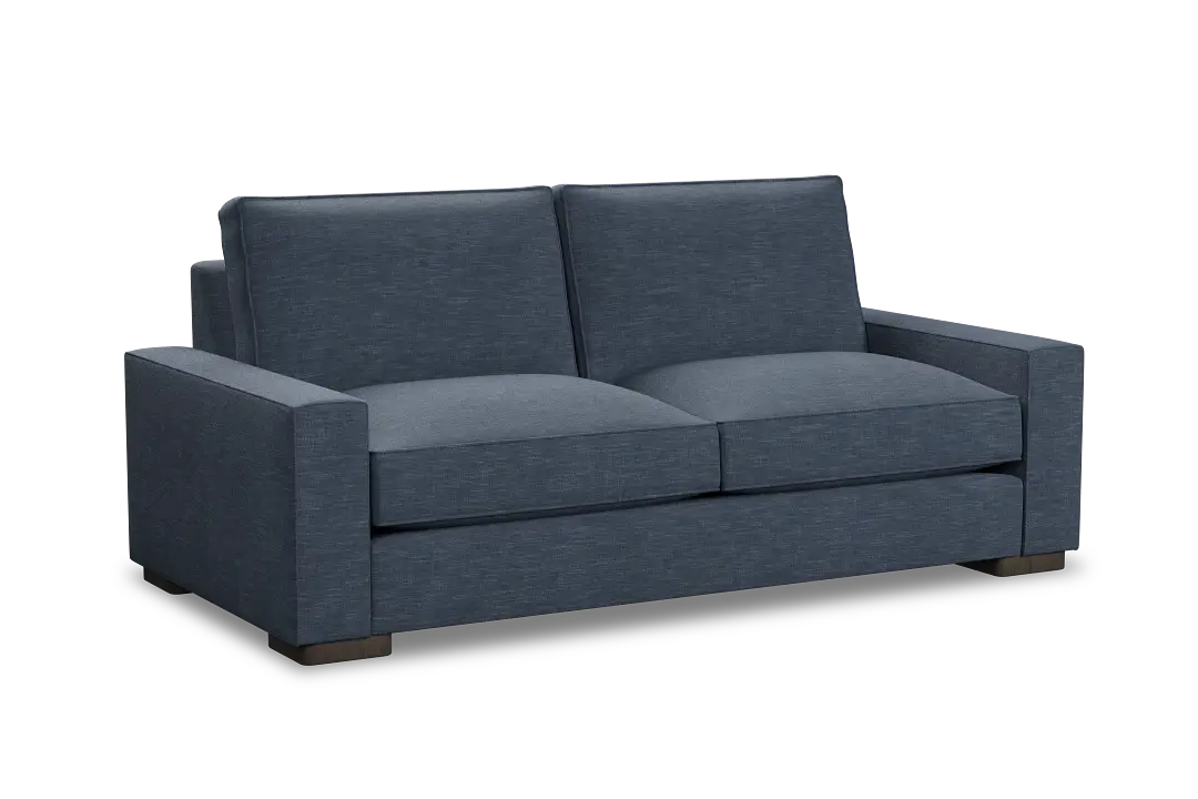 Edgewater Elevation Dark Blue 84" Sofa W/ 2 Cushions Edgewater Elevation Dark Blue 84" Sofa W/ 2 Cushions