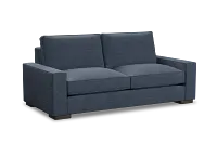 Edgewater Elevation Dark Blue 84" Sofa W/ 2 Cushions