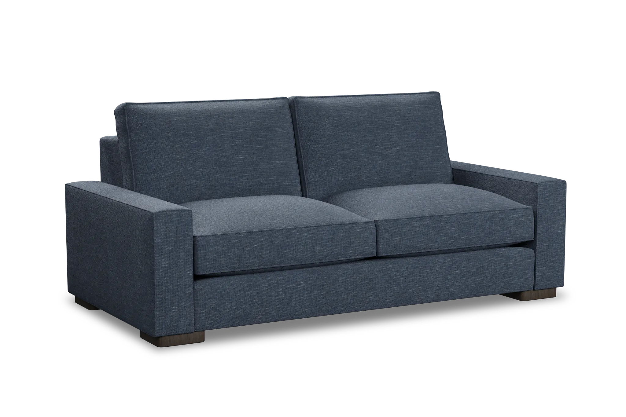 Edgewater Elevation Dark Blue 84" Sofa W/ 2 Cushions