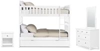Charleston White Bunk Bed Storage Bedroom