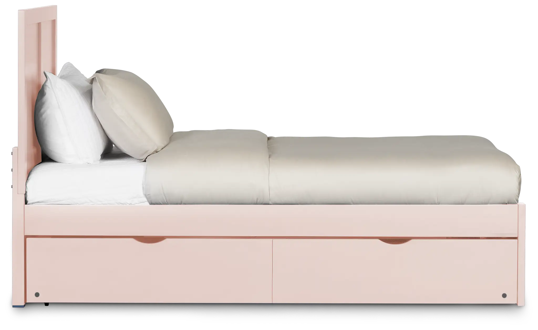 Charleston Pink Panel Bed With 4 Storage Drawers Charleston Pink Panel Bed With 4 Storage Drawers