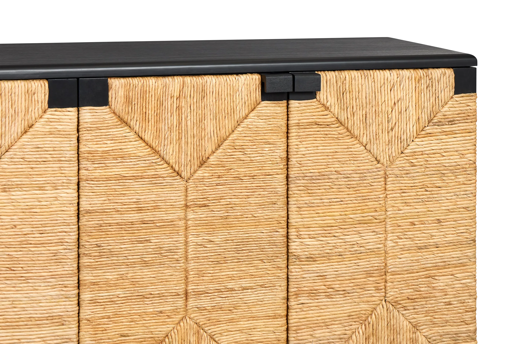 Kate Black Four-door Cabinet