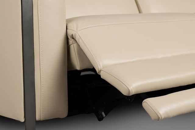 Atlas Taupe Lthr/vinyl Power Reclining Sofa