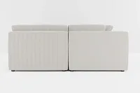 Destin Lucy Light Beige Fabric 8-piece Pit Sectional